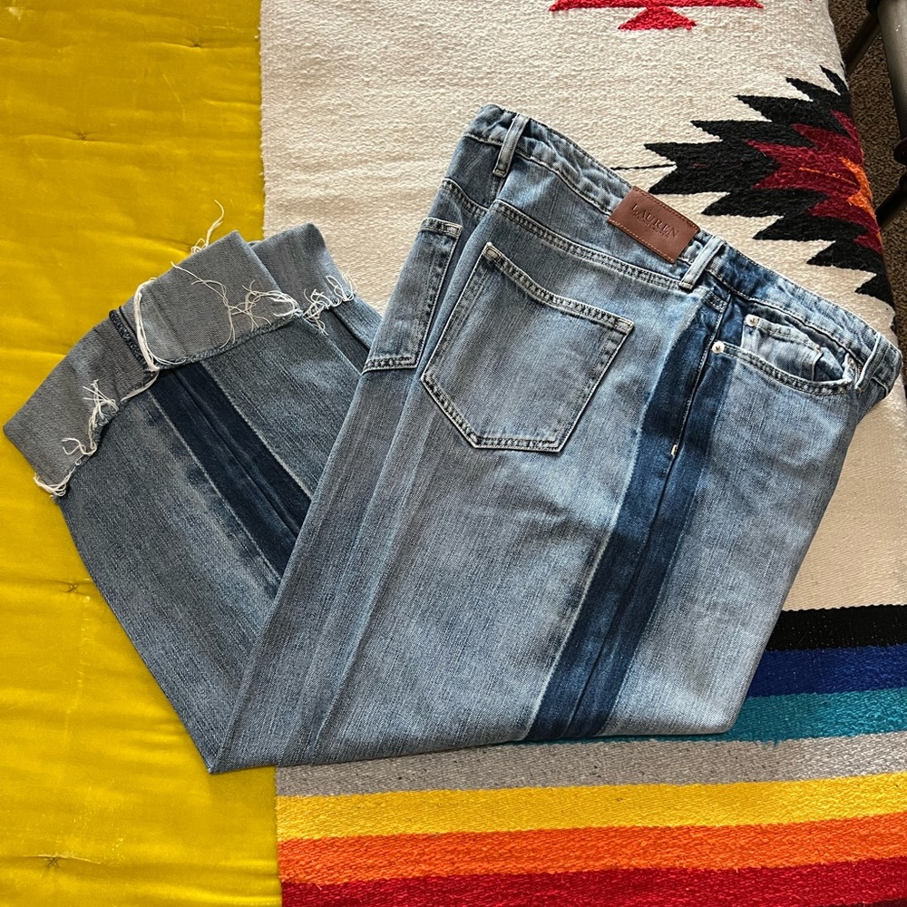 Ralph Lauren Wide Leg Crop Jeans